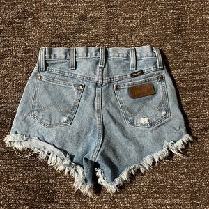 Wrangler high waisted shorts